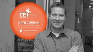 NATE CURRAN
ENTREPRENEUR-IN-RESIDENCE
@NATECURRANAZ
 