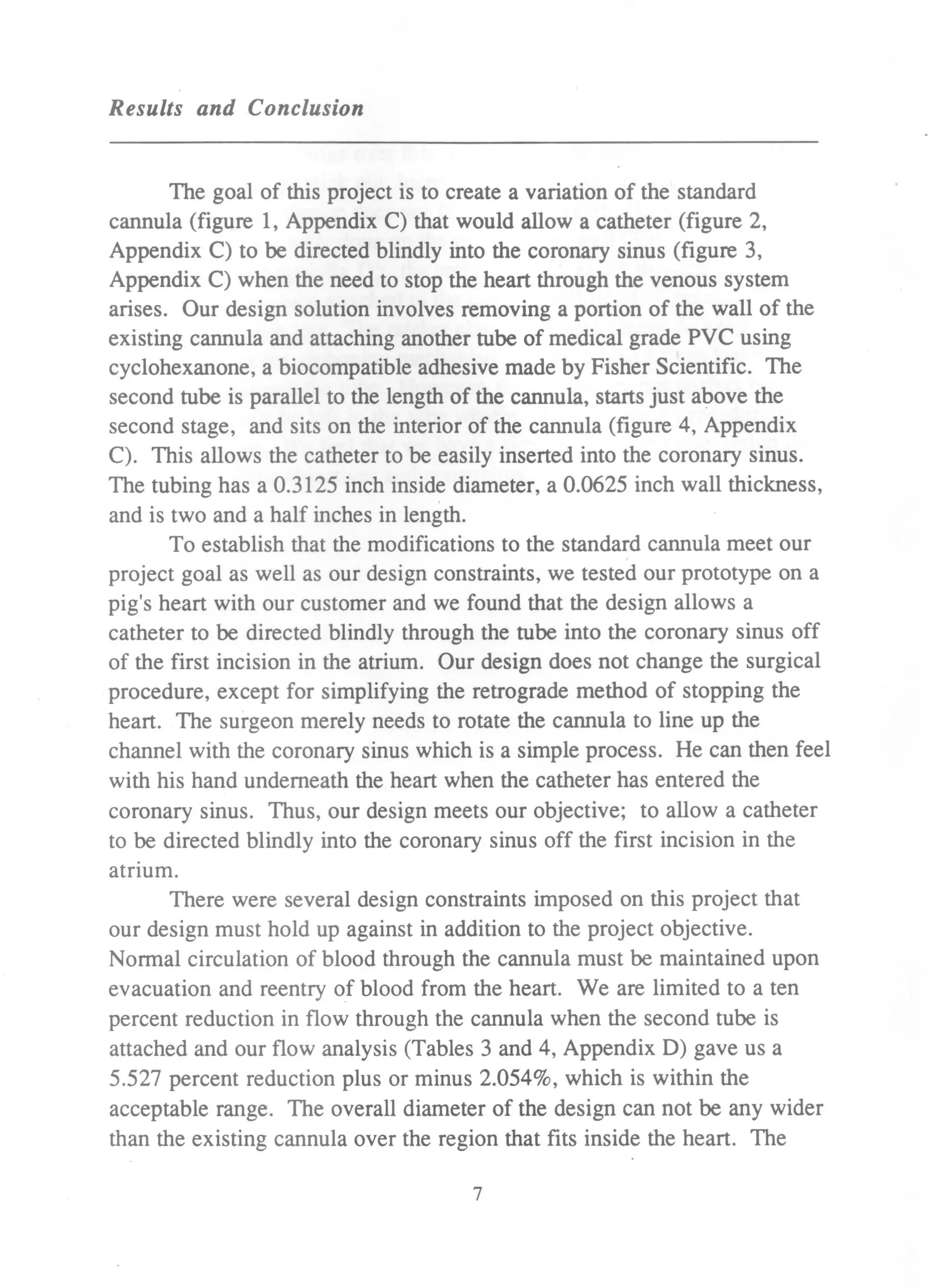 Device to Allow Alternative Method of Retrograde Cardioplegia Injection