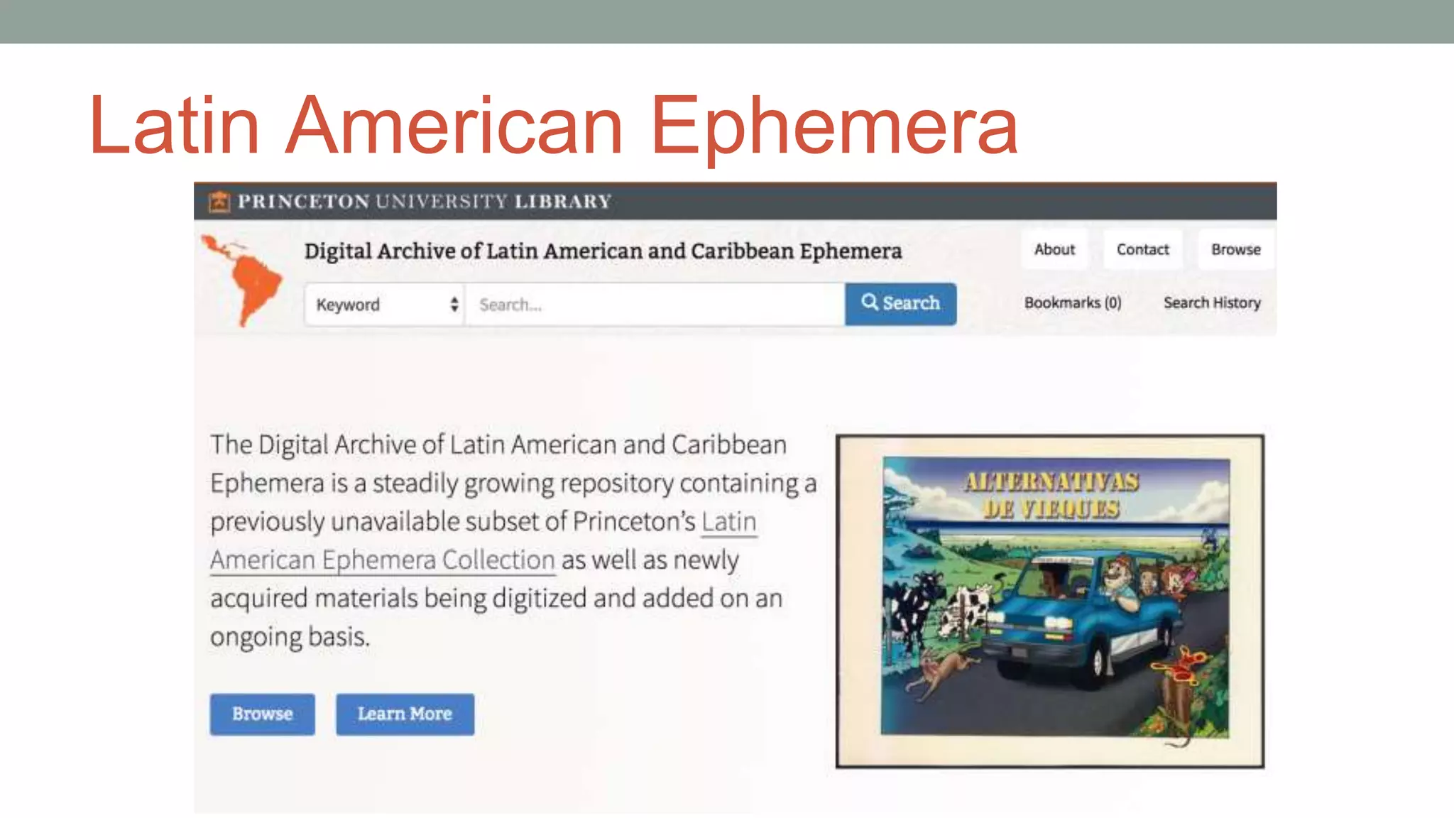 Latin American Ephemera
 