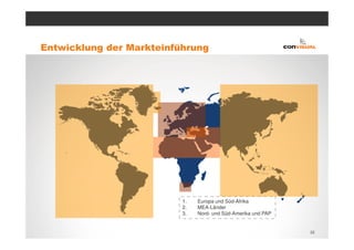 Entwicklung der Markteinführung




                          1.   Europa und Süd-Afrika
                          2.   MEA-Länder
                          3.   Nord- und Süd-Amerika und PAP


                                                               22
 