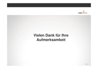 Vielen Dank für Ihre
  Aufmerksamkeit




                       32
 