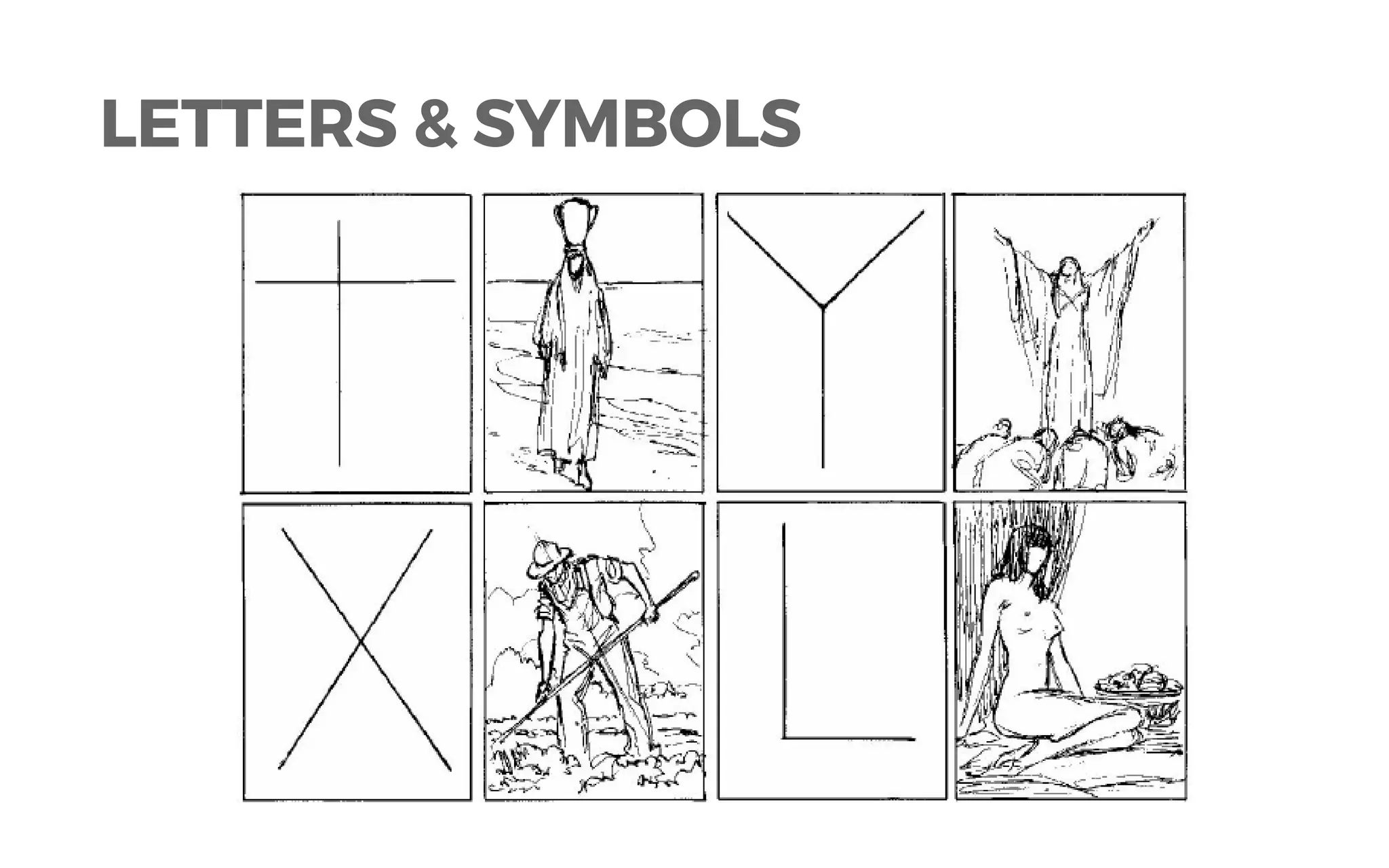 LETTERS & SYMBOLS
 