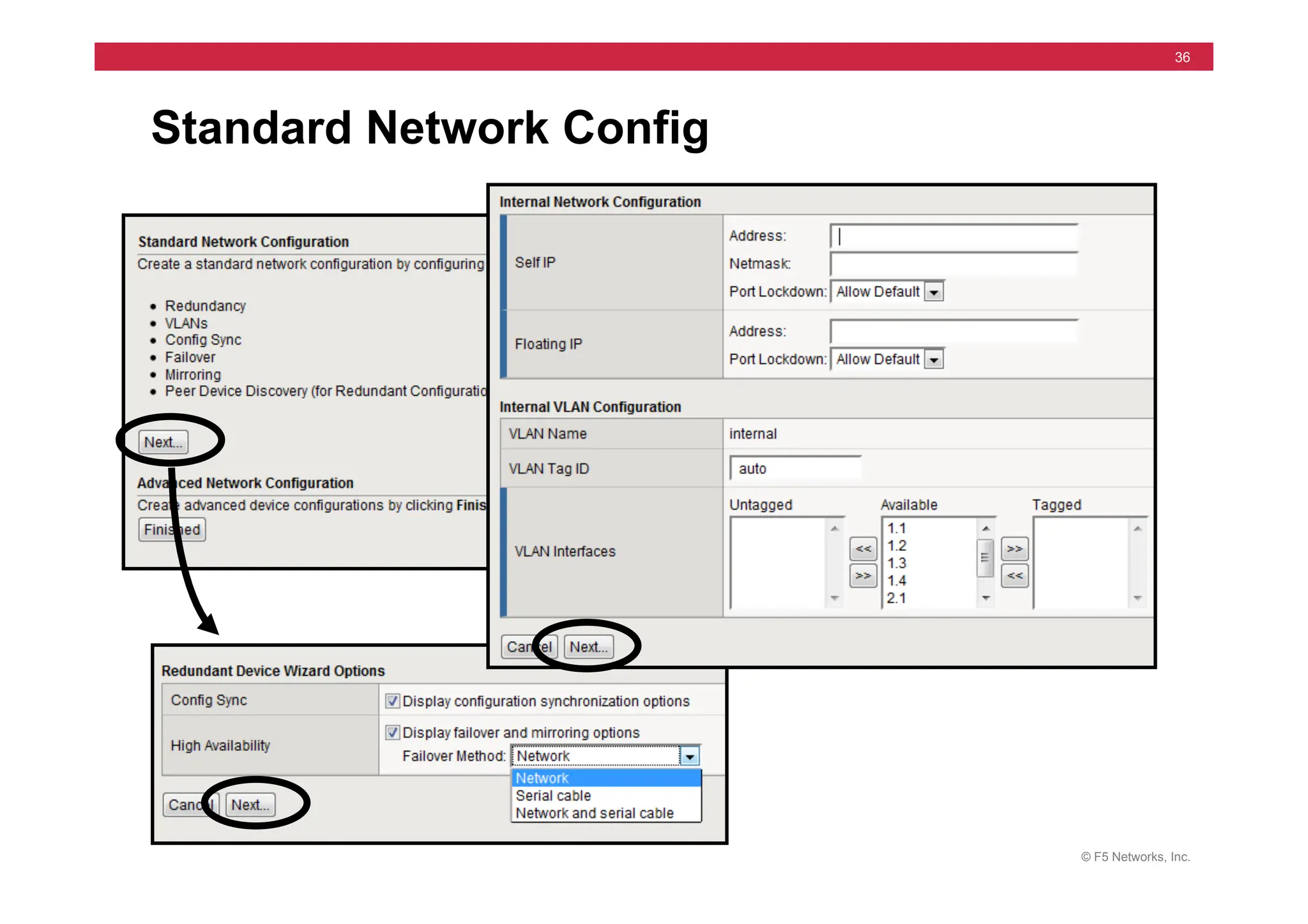 © F5 Networks, Inc.
36
Standard Network Config
 