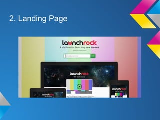 2. Landing Page
 