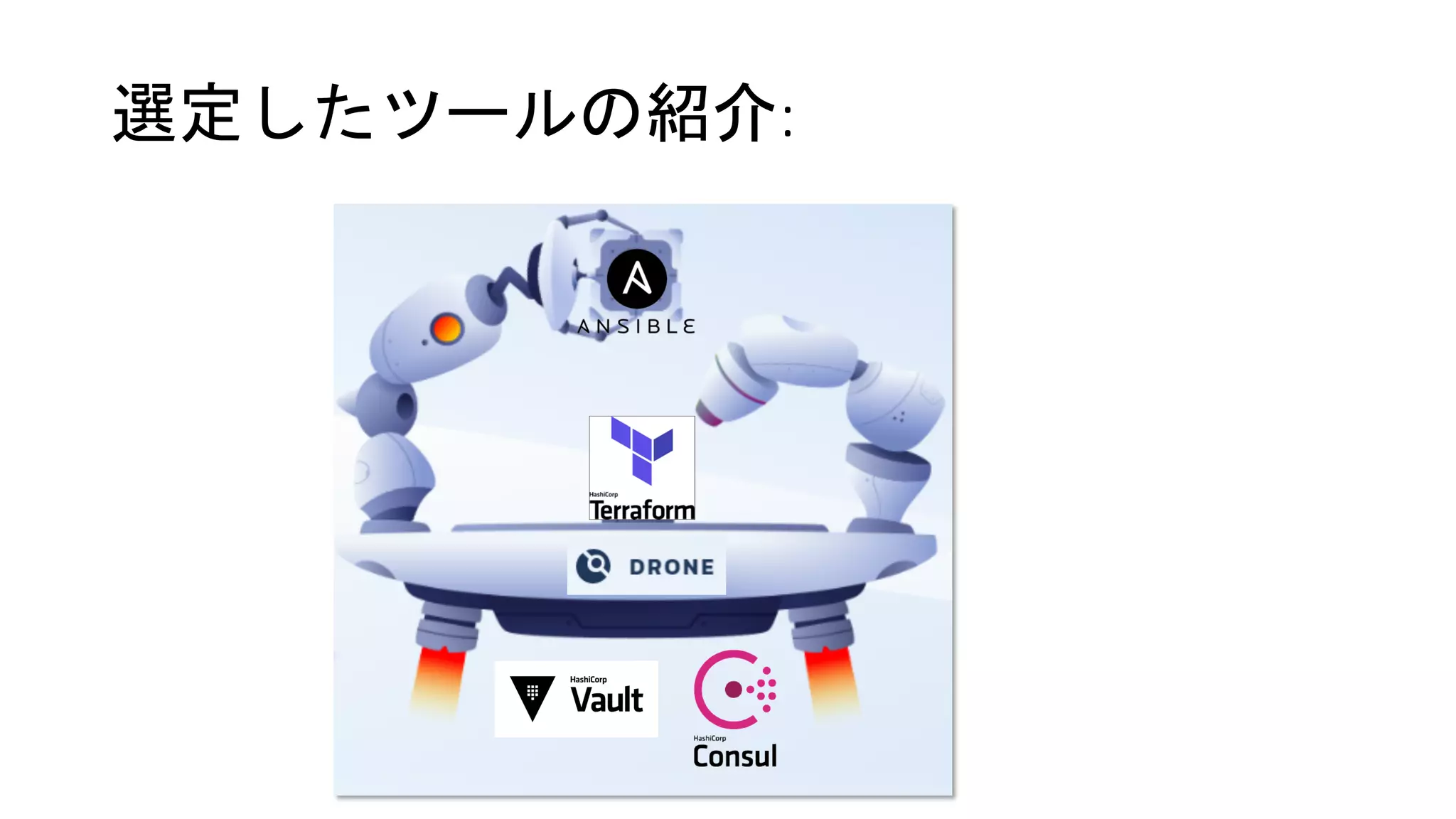 選定したツールの紹介:
 