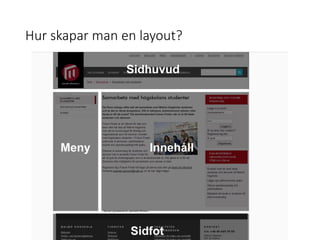 Hur skapar man en layout?
 