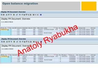 Open balance migration
 