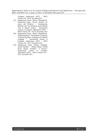 Implementation of Text To Speech for Marathi Language Using ...