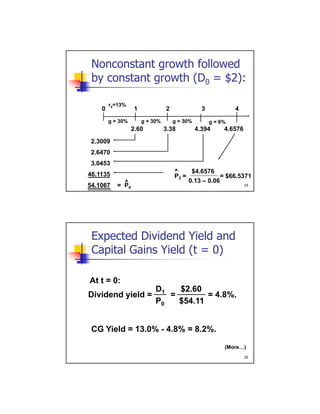 ch 08 ; stock valuation | PDF