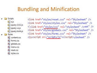 Bundling and Minification
 