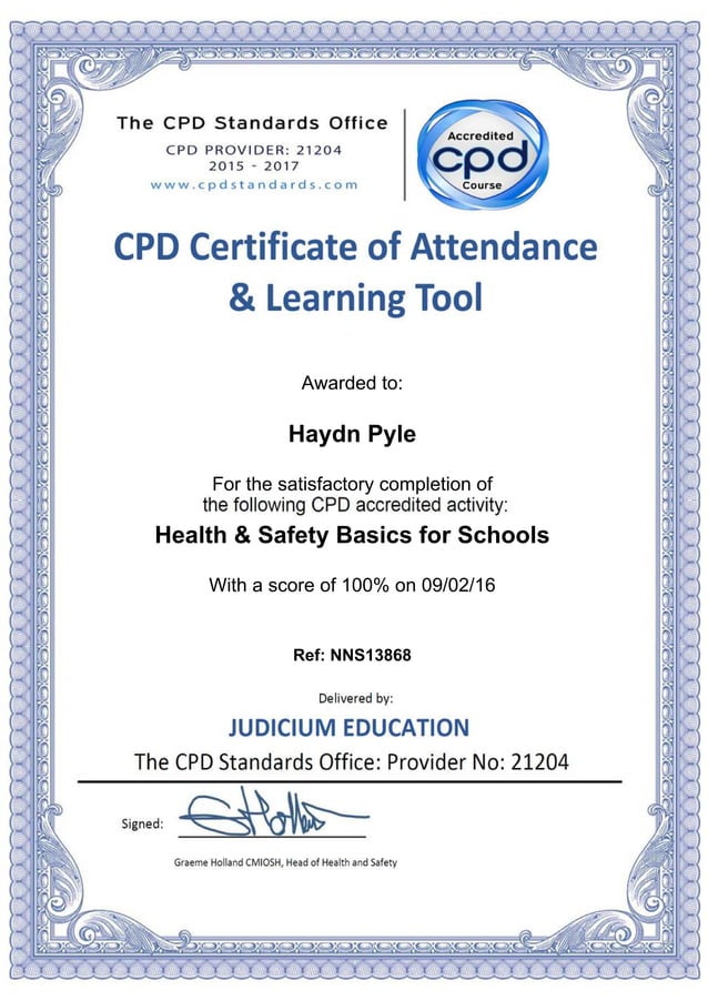 HEALTH AND SAFETY BASICS FOR SCHOOLS