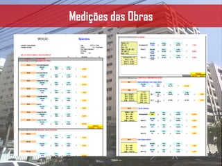 Medições das Obras
 