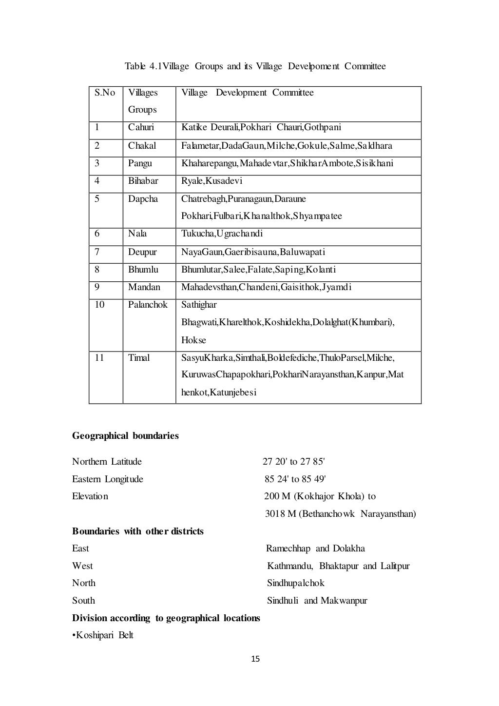 Glossary in report image