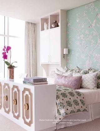 Master bedroom in pastel colors to give you that much
needed positive energy.
 