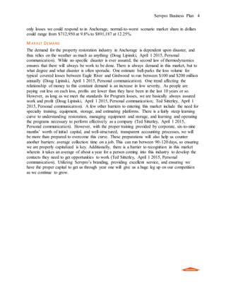 Servpro Business Plan | DOCX