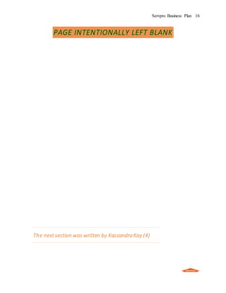 Servpro Business Plan | DOCX
