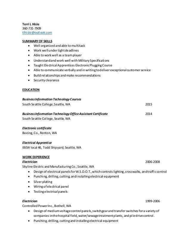 newest general resume 2014