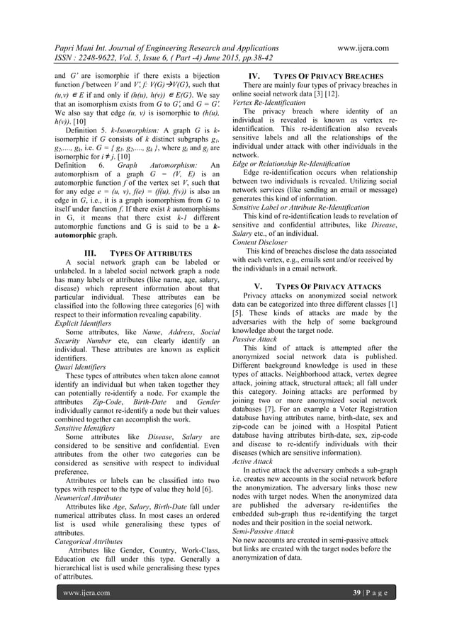 A Brief Survey on Vertex and Label Anonymization Techniques of Online ...