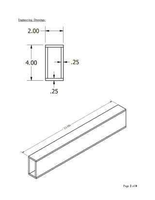 Page 2 of 8
Engineering Drawings:
 