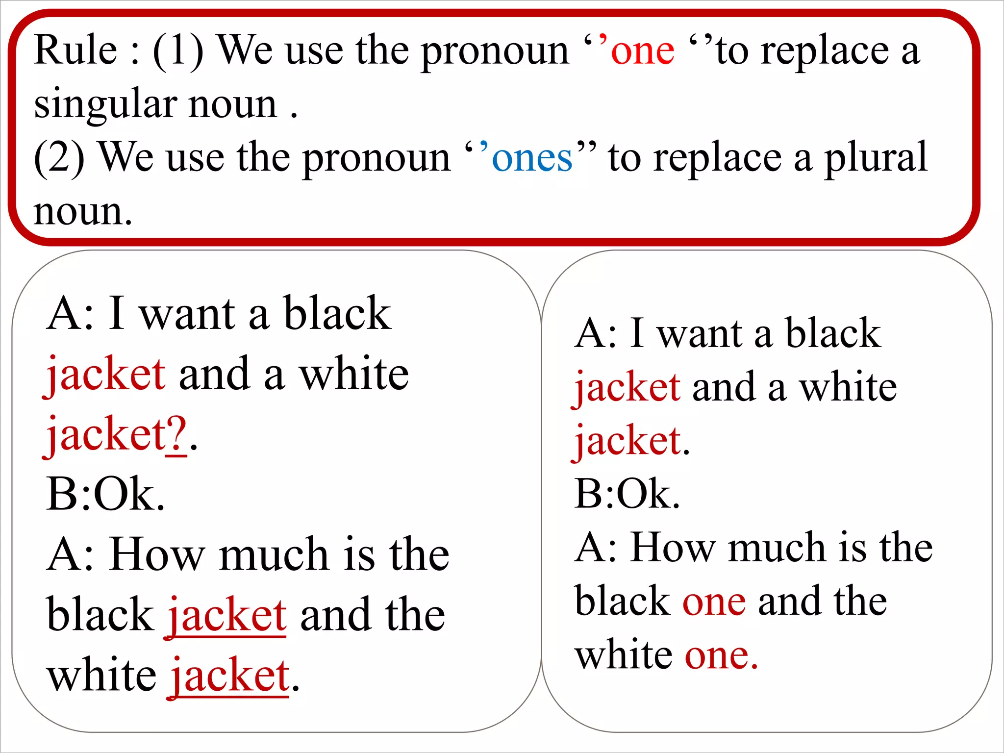 Pronouns one & ones.pptx