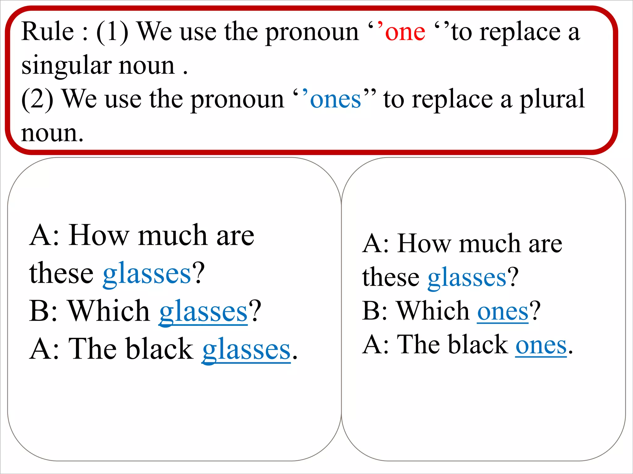 Pronouns one & ones.pptx
