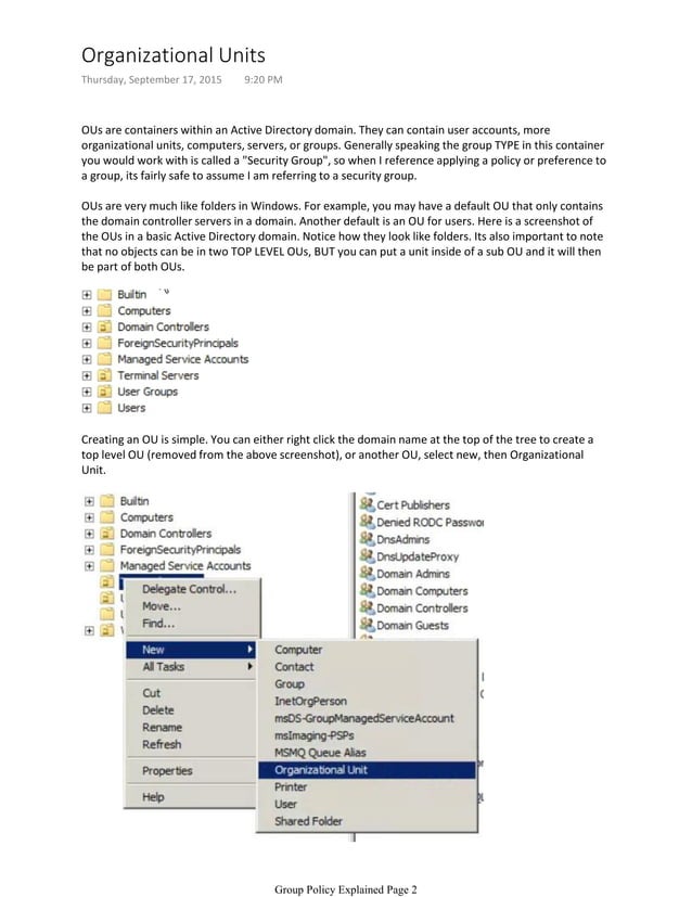 Group Policy