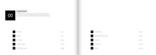 CONTENTS
ABOUT ME
RESUME
MY THEORY
ACADEMIC WORK
PROFESSIONAL WORK
01
00
02
03
04
05
[p. 4]
[p. 6]
[p. 10]
[p. 12]
[p. 48]
COMPETITIONS
ABROAD WORK EXPERIENCE
ACTIVITIES
CONTACT ME
THANKS
06
07
08
09
10
[p. 76]
[p. 88]
[p. 90]
[p. 100]
[p. 102]
This portfolio does not only include a sequence of projects and experiences,
but it exposes a concise and programmatic personal evolution throughout
the years: technical, design and interpretive skills of the architectural ﬁeld
ghjyjhnftyyjh nbv
 
