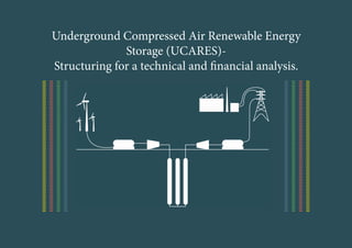 Underground Compressed Air Renewable Energy
Storage (UCARES)-
Structuring for a technical and financial analysis.
 