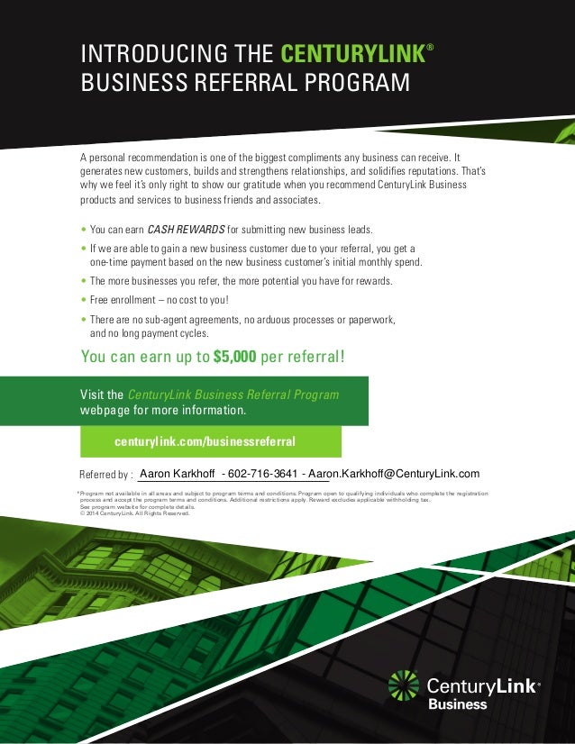 referral bonus flyer