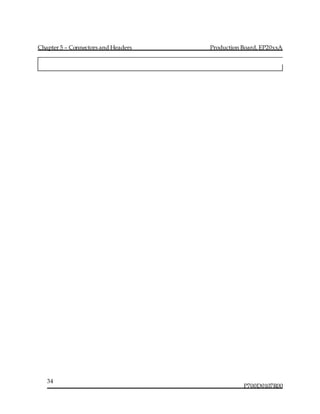 Chapter 5 – Connectors and Headers Production Board, EP20xxA
P700D0107R00
34
 