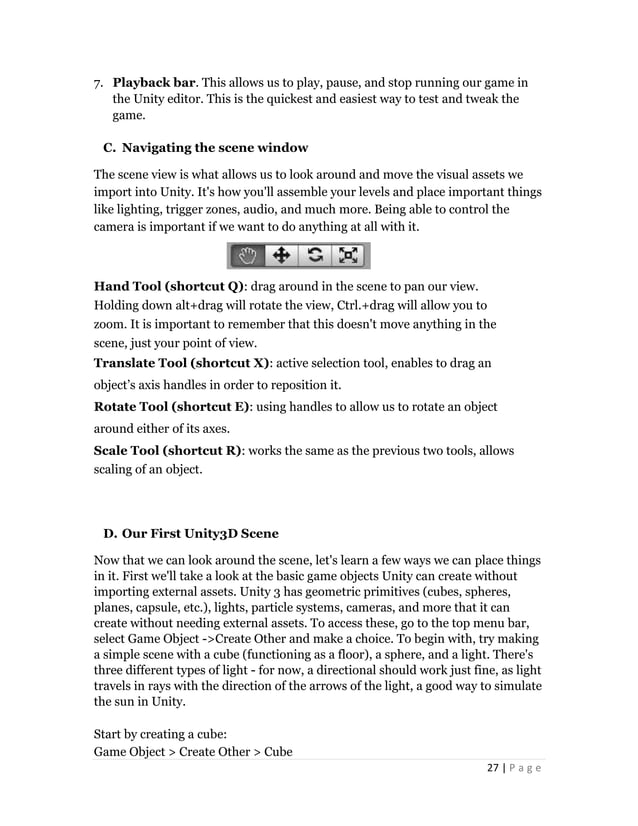 Car Game Final Year Project