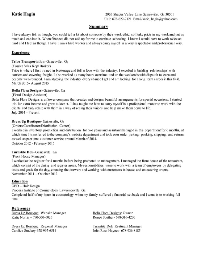 Katie 39 s Resume PDF - Katie S Resume 1 638
