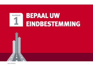 SIMAC WEGWIJZER 3
BEPAAL UW
EINDBESTEMMING
Hoofdstuk
1
 