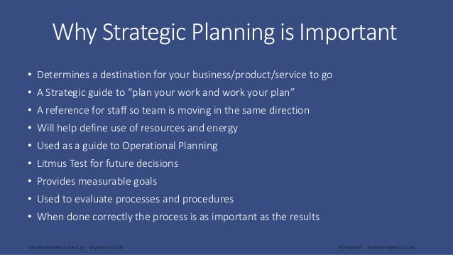 Strategic Planning Series Part II 2014