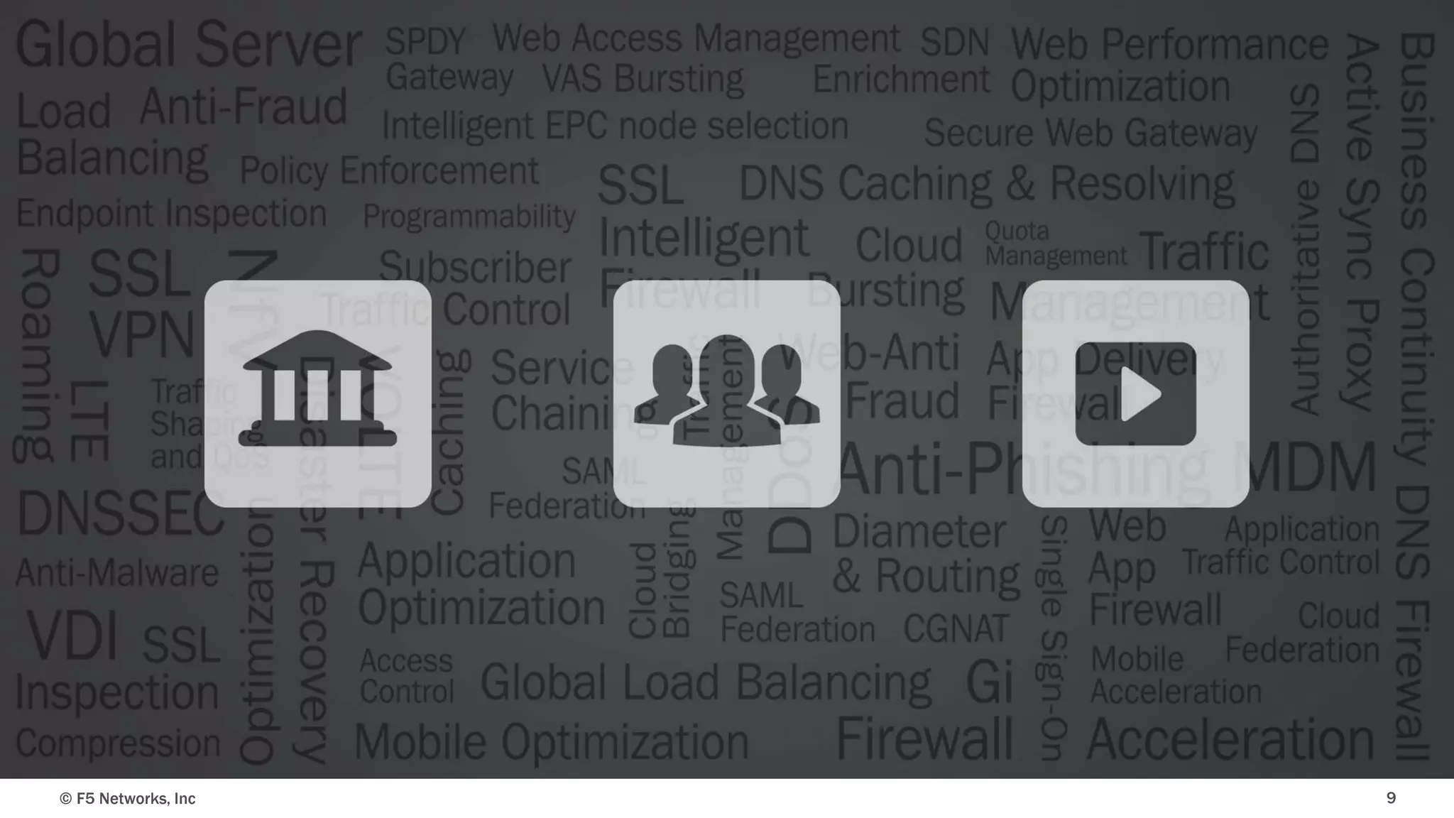 © F5 Networks, Inc 9
 