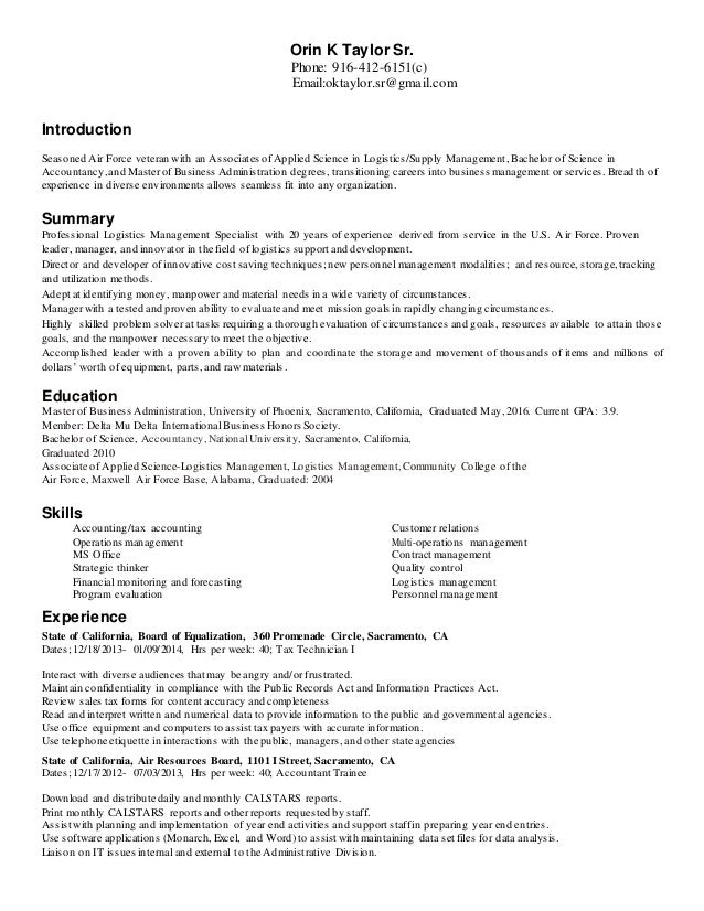 Accountant Resume