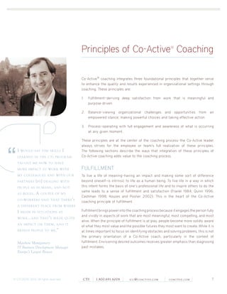 Whitepaper Why Co-Active Coaching | PDF