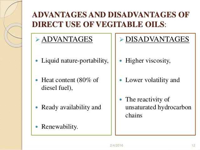 advantages and disadvantages of biodiesel advantages and disadvantages of biodiesel
