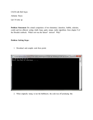 BigO and Sorting | PDF