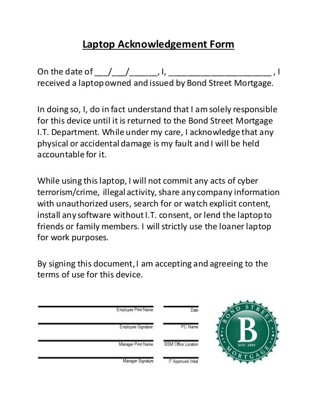 laptop acknowledgement form 1 638 jpg cb 1484333394 employee acknowledgement form