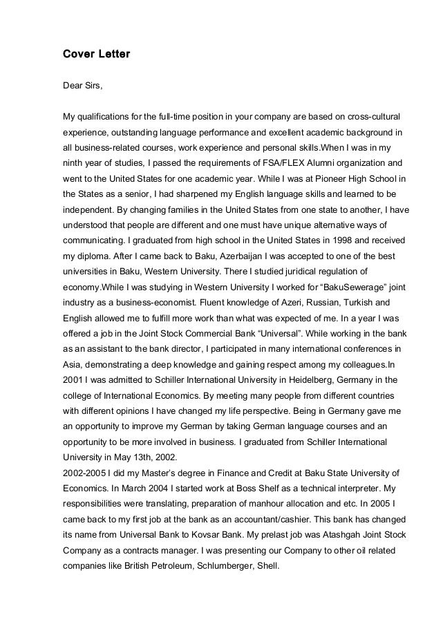 application letter banking and finance cover letter 6 application letter banking and finance cover letter 6