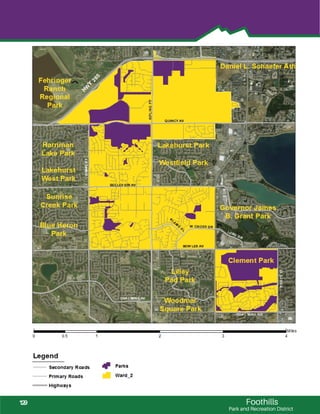Foothills
Park and Recreation District
129
 
