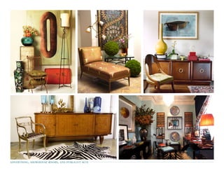 advertising, showhouse rooms, and publicity sets
 