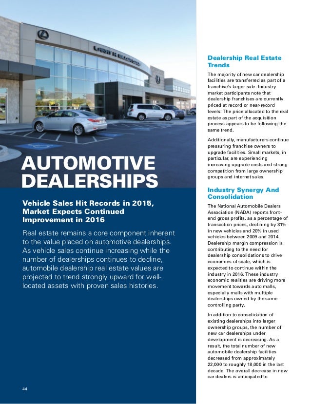 Real Estate Values For Car Dealerships Real Estate Values For Car Dealerships