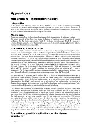 Project Report InXide MPP126 | PDF