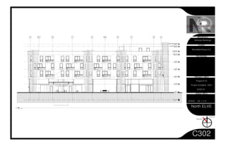 Level 1
100' - 0"
Level 2
111' - 8"
Level 4
133' - 0"
Level 3
122' - 4"
Level 5
143' - 8"
Roof Level
154' - 4"
T.O Parapet
158' - 11"
Upper Roof Level
166' - 0"
Upper Roof Parapet
169' - 7"
Lower Level
89' - 4"
ABCDD.5EFGG.7H
Footing
88' - 4"
Nicholas Ramsingh
ARCHITECT
CLIENT
REVISIONS
PROJECT INFO
SHEET INFO
SCALE:
PLAN NORTH
TRUE NORTH
1/8" = 1'-0"
C302
Brunsfield Group LLC
Project #110
North ELVE
Project Complete: 100%
03/04/16
1/8" = 1'-0"
1
North
 