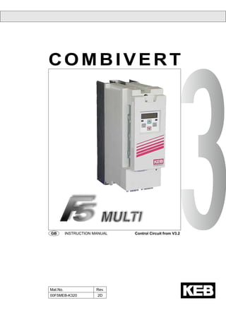 COMBI VERT
	 GB	 INSTRUCTION MANUAL	 Control Circuit from V3.2
Mat.No. Rev.
00F5MEB-K320 2D
 
