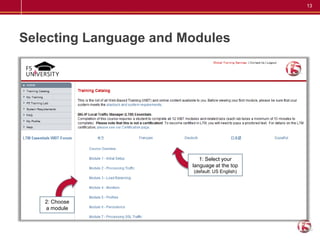 How to Get StartedClick here to display the class modules