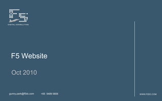 F5 Website Oct 2010 
