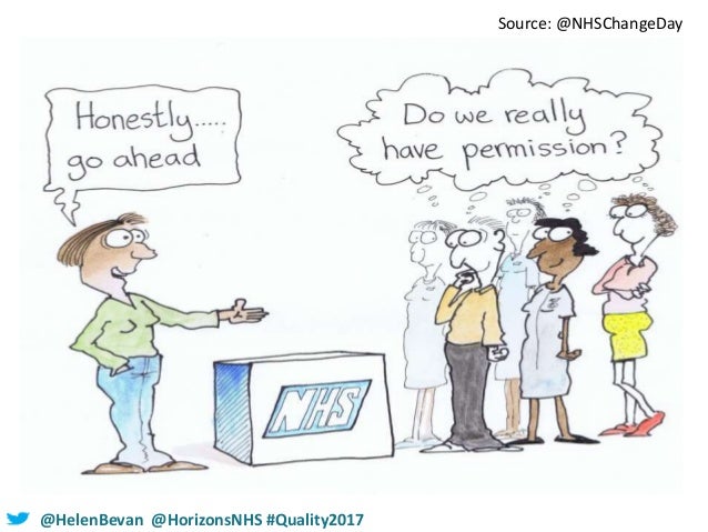 @HelenBevan @HorizonsNHS #Quality2017 Source: @NHSChangeDay 
